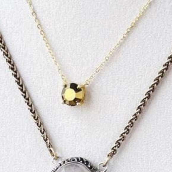 NWT CAMO IMPRESSION NECKLACE STUNNING GOLD COLOR ADJUSTABLE - Picture 2 of 4